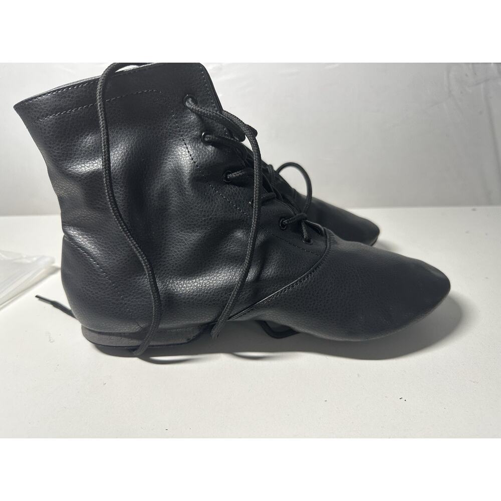 Bokimd Women's Lace Up Black Tap Shoes Oxford Dance Sz 9.5